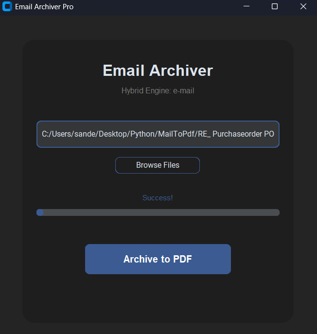 Vlaer excel to pdf Interface