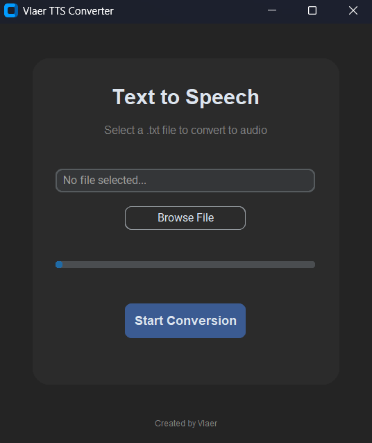 Vlaer excel to pdf Interface